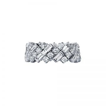 Cheapest Price Reflection De Cartier  Square Diamonds Wide Ring For Lady India Sale N4249900 