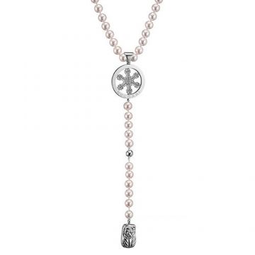  Bvlgari White Pearls Necklace 316L Steel Pendant Price In Canada Women Feast 