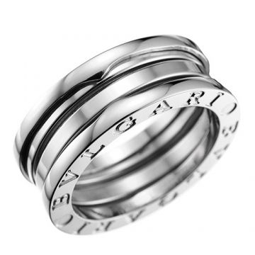 Bvlgari B.zero1 Silver Ring Engraved Symbol Classic Online Store London Unisex Style AN191024 