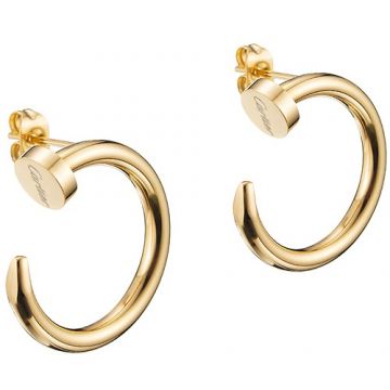 Cartier Juste Un Clou Replica Gold-plated Nail Shape Hoop Earrings Celebrities Newest Design Women