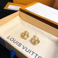 Louis Vuitton Garden Louise LV Logo Motif Yellow Gold Interlaced