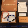 Unisex Most Popular Louis Vuitton LV Logo & Monogram Flower Element Pendant  Colorful Beads Adjustable Rope