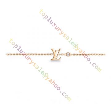 Louis Vuitton Idylle Blossom Silver Cutwork Sun Flower Yellow Gold & Rose  Gold Tri-tone Females Chain Bracelet Q95443