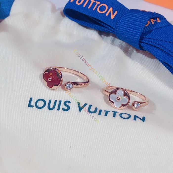 Louis Vuitton Monogram Flower Motif Cuff Bracelet