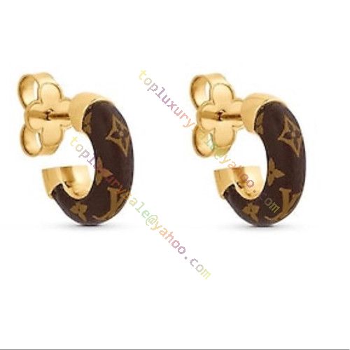 louis vuitton earrings for women lv logo
