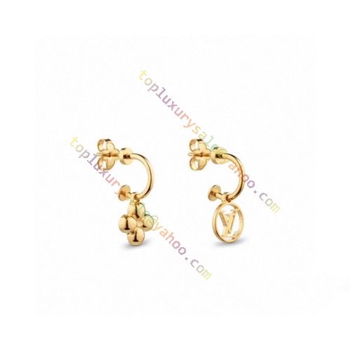 Louis Vuitton LV Spiral Earrings Gold for Women