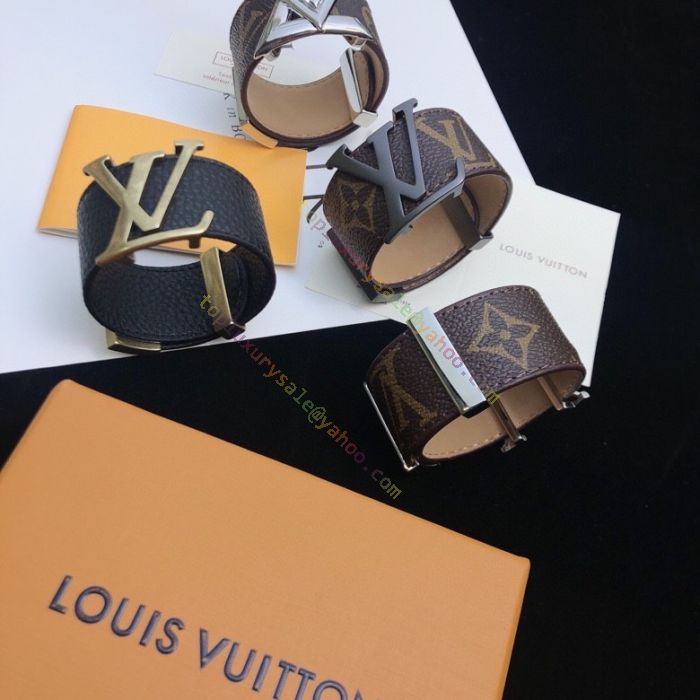 Louis Vuitton Twist LV Buckle Fashion Logo Pattern Unisex Cow