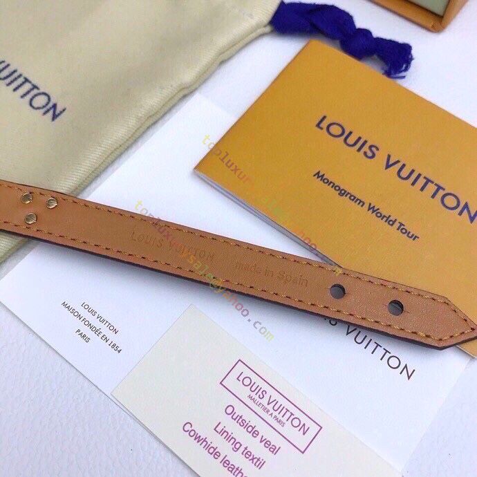 Replica Louis Vuitton Essential V Bracelet Monogram Canvas M6042F