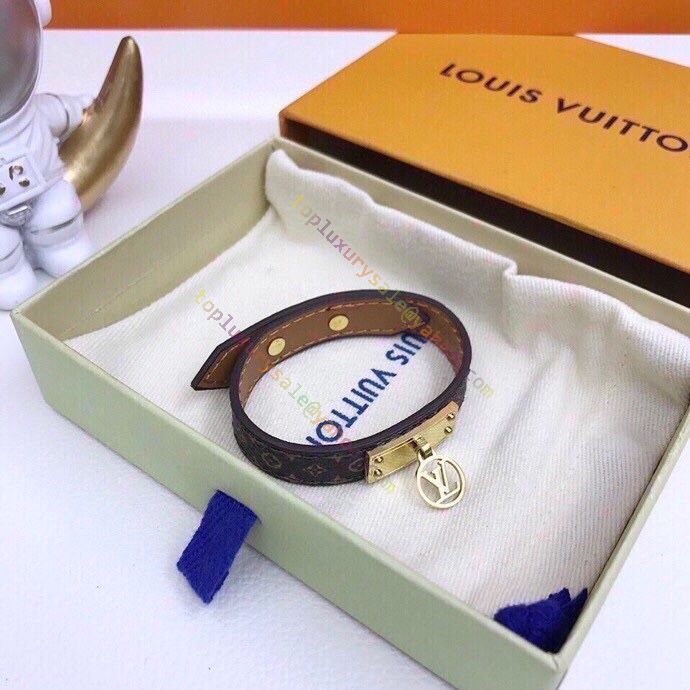 Louis Vuitton Logomania Bracelet - Gold-Tone Metal Link, Bracelets -  LOU78242